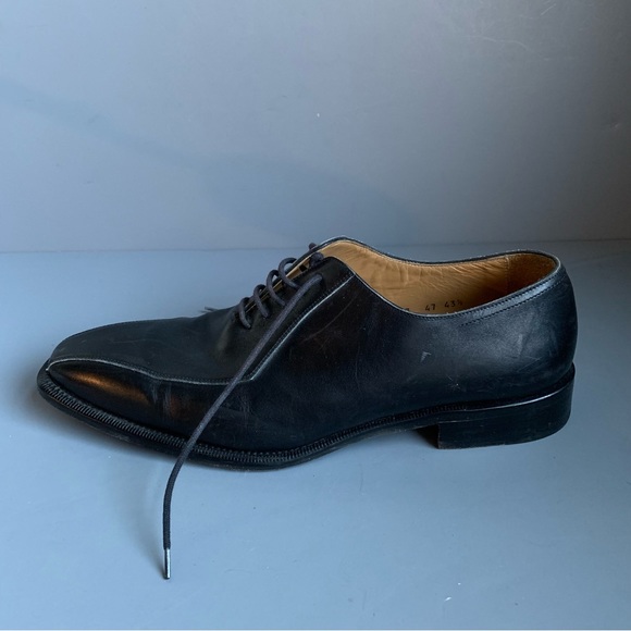 Vergelio Vintage Vero Cuoio Leather Oxford Dress Grandpa Shoe 10.5 Old Money main image 4